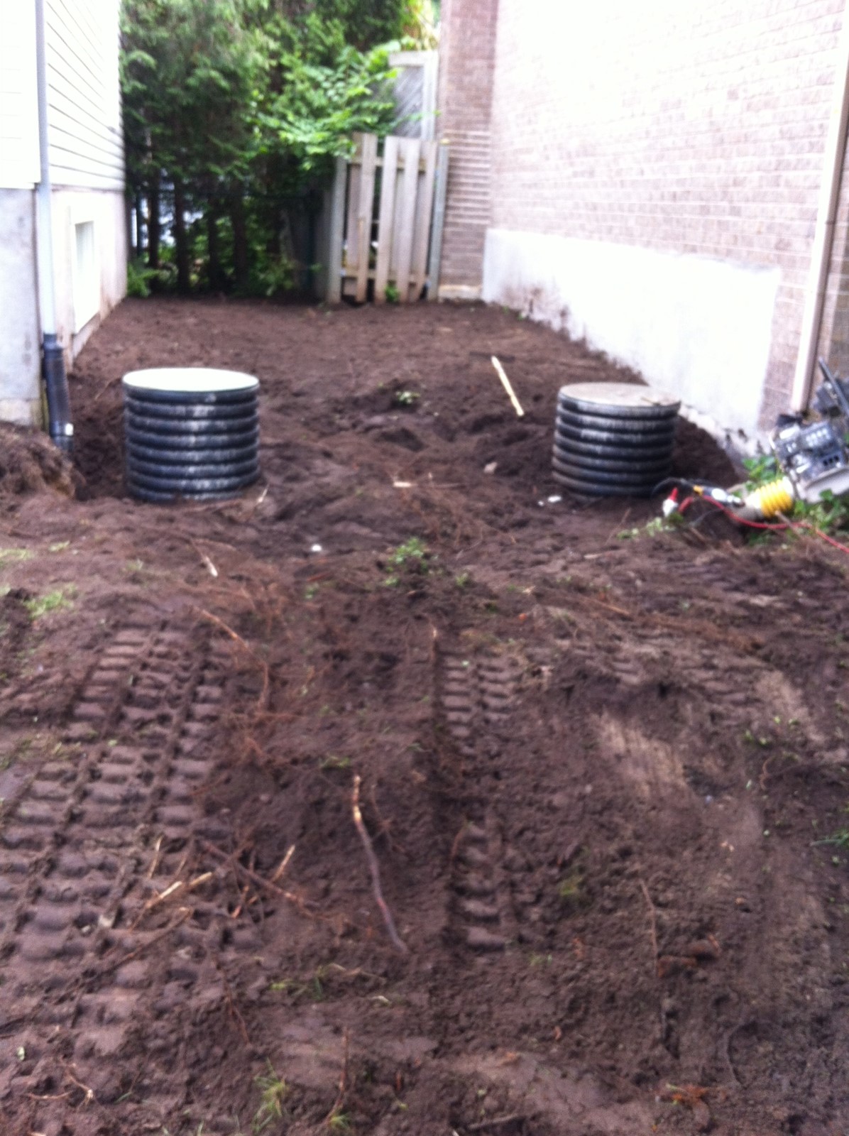 Access chimney installation